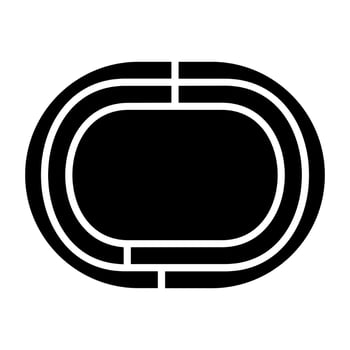 Running Track Icon Style vector