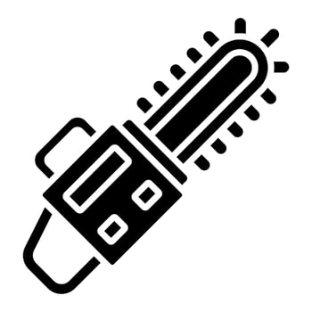 Chainsaw Icon Style vector