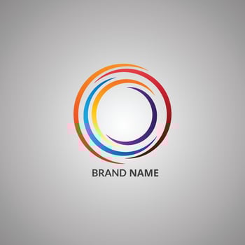 modern logo design vector for multimedia and entertainment company