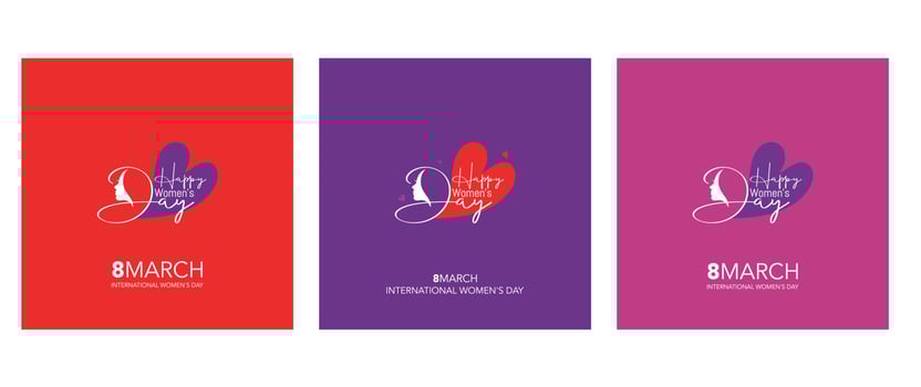 International women's day concept poster. Woman sign illustration background. 2023 women's day campaign theme-Accelerating Equality and Empowerment vector