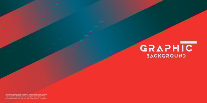 Future geometric banner design. Cubic Gradient shapes composition. Vector illustration.