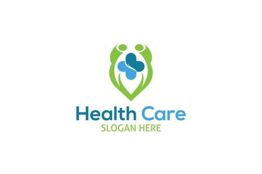 Medical health care modern minimalist logo. Medical clinic logo design template. Hospital, Diagnostic logo vector