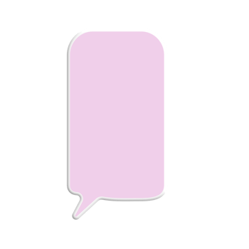 speech bubble 3D png
