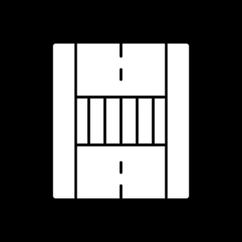 Pedestrian Crossing Vector Icon Design