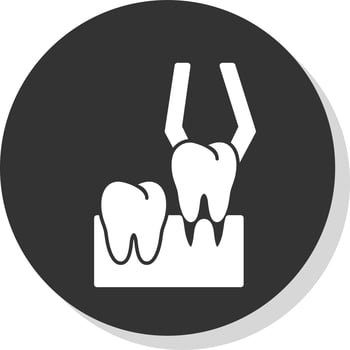 Teeth Extraction Vector Icon Design