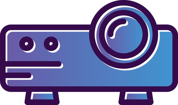 Projector Vector Icon Design