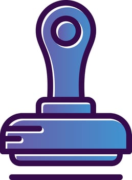 Stamp Vector Icon Design