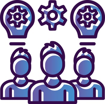 Team Work Vector Icon Design