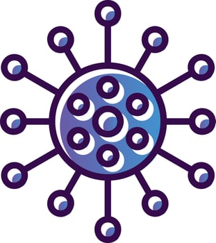 Virus Vector Icon Design