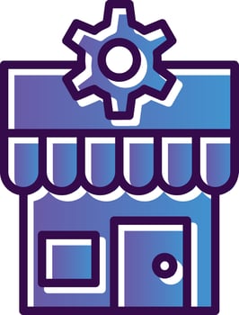 Market Vector Icon Design