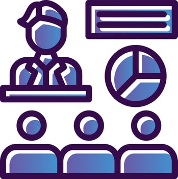Meeting Vector Icon Design