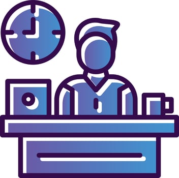 Workplace Vector Icon Design