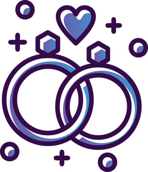 Wedding Vector Icon Design