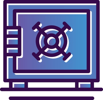Safebox Vector Icon Design