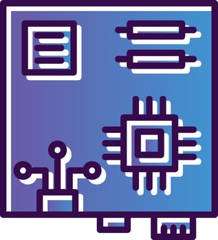 Motherboard Vector Icon Design