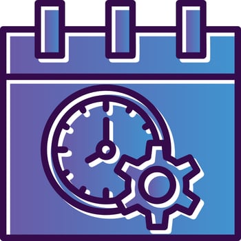 Time Management Vector Icon Design
