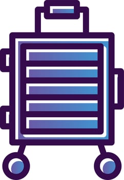 Luggage Vector Icon Design