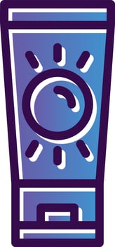 Sunblock Vector Icon Design