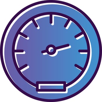 Speedometer Vector Icon Design