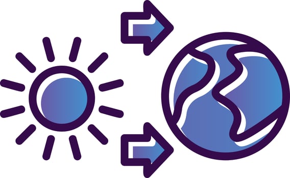 Thermal Energy Vector Icon Design