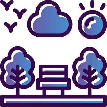 Park Vector Icon Design