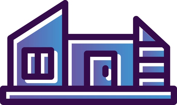 Farm House Vector Icon Design