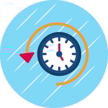 Recovery Time Vector Icon Design