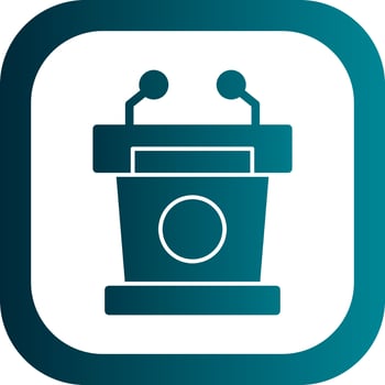 Podium Vector Icon Design