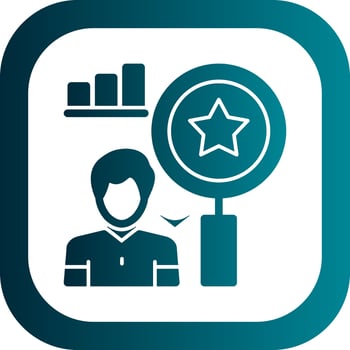 Qualitative Research Vector Icon Design