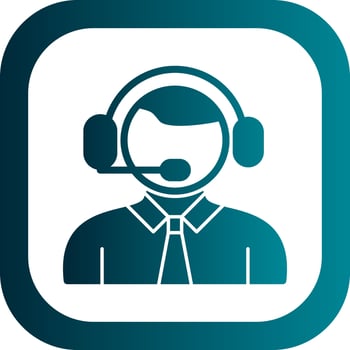 Customer Service Vector Icon Design