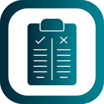 Pros and Cons Vector Icon Design
