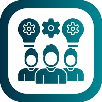 Team Work Vector Icon Design