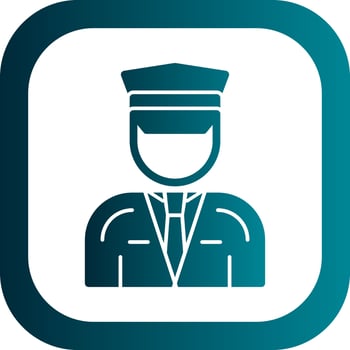 Pilot Vector Icon Design