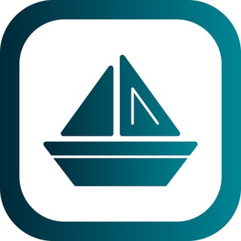 Boat Vector Icon Design