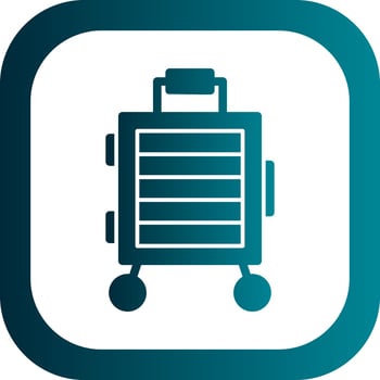 Luggage Vector Icon Design