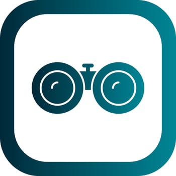 Binocular Vector Icon Design