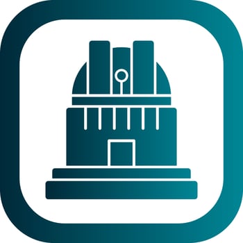 Observatory Vector Icon Design