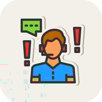 Complaint Vector Icon Design