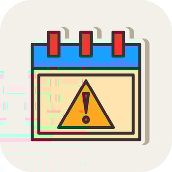 Alert Vector Icon Design