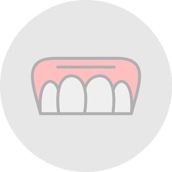 Incisor Vector Icon Design
