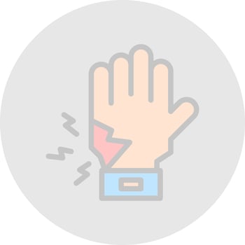 Injured Vector Icon Design