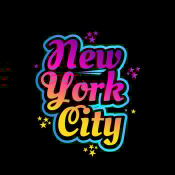 new york city lettering design vector. t-shirt design vector