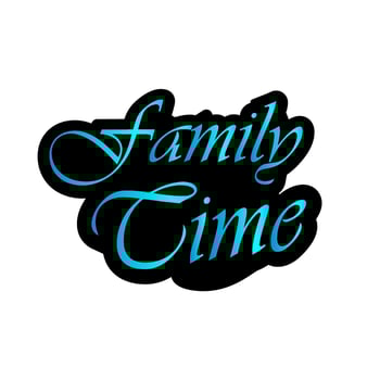 family time lettering design vector. lettering design for t-shirts and mugs vector