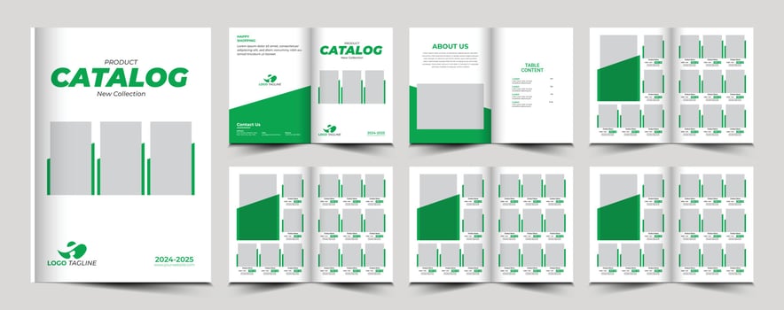 Product catalog or catalogue template design vector