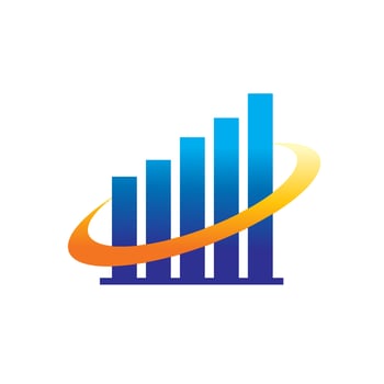 business profit chart illustration vector design