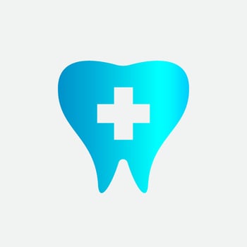 dental health company logo modern design vector