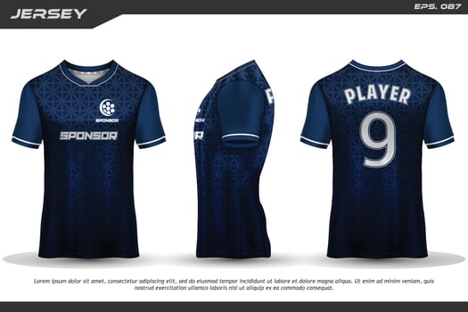 Jersey design sublimation t shirt Premium geometric pattern Incredible Vector collection for Soccer football racing cycling gaming motocross sports
