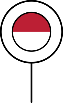 Indonesia flag circle pin icon. png