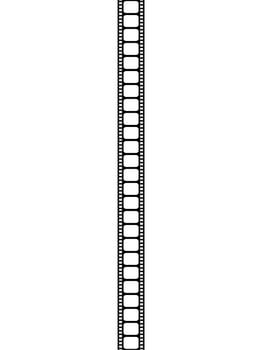 Seamless Filmstrip Motifs Pattern for Ornate, Decoration, Interior, Exterior, Background, Wallpaper, Cover or Graphic Design Element. Vector Illustration