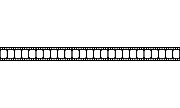Seamless Filmstrip Motifs Pattern for Ornate, Decoration, Interior, Exterior, Background, Wallpaper, Cover or Graphic Design Element. Vector Illustration